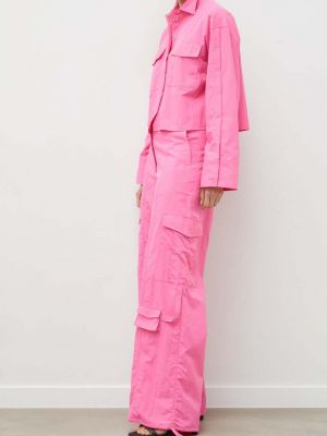 Kalhoty s vysokým pasem 2ndday růžové
