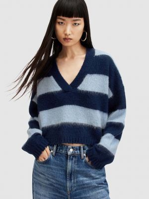 Sweter Allsaints niebieski