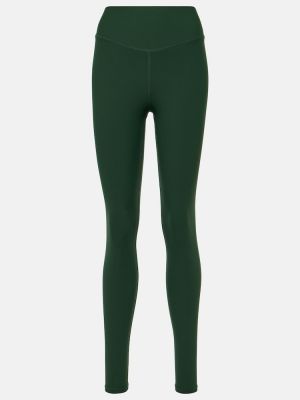 Pantaloni sport cu talie înaltă The Upside verde