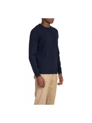 Jersey de lana de cachemir de tela jersey Mc2 Saint Barth azul