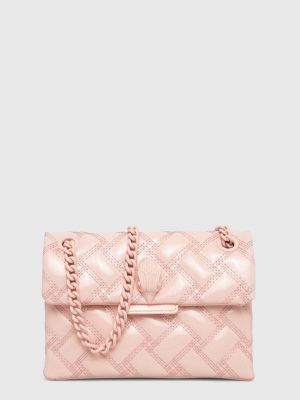 Bőr táska Kurt Geiger London rózsaszín