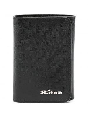 Δερμάτινος πορτοφόλι με σχέδιο Kiton