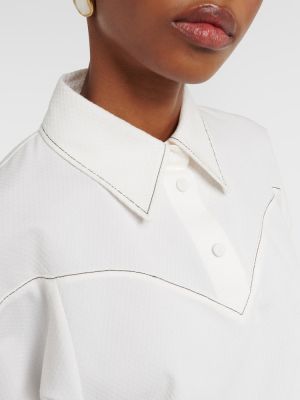 Памучна блуза Chloé бяло