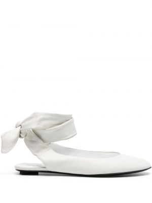 Kožne cipele The Attico bijela