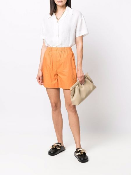 Shorts aus baumwoll Nanushka orange