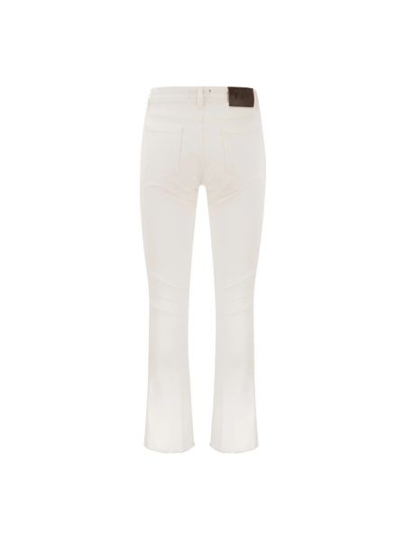 Pantalones de algodón con bolsillos Fay blanco