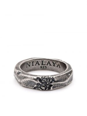 Prsteň Nialaya Jewelry strieborná