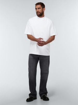 Kokvilnas t-krekls džersija Due Diligence balts