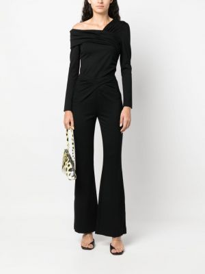 Pantalon large Dvf Diane Von Furstenberg noir