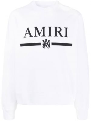 Felpa con stampa Amiri bianco