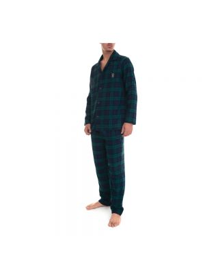 Pijama con botones Polo Ralph Lauren verde