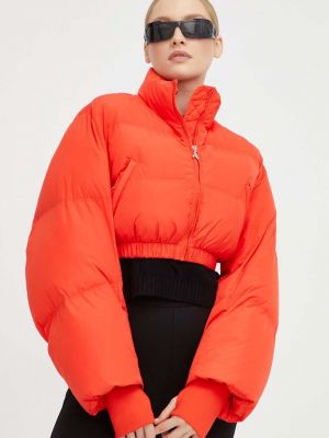 Téli kabát Patrizia Pepe narancsszínű