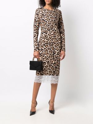 Vestido leopardo Blumarine