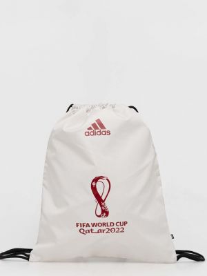 Plecak z nadrukiem Adidas Performance biały