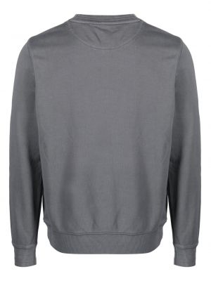 Sweatshirt mit stickerei aus baumwoll Sun 68 grau