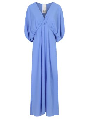 Голубое однотонное платье Milva Mi