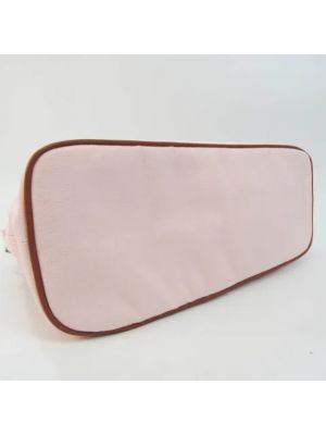 Bolso clutch de algodón Hermès Vintage rosa