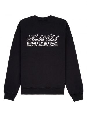 Sweatshirt mit rundhalsausschnitt Sporty & Rich