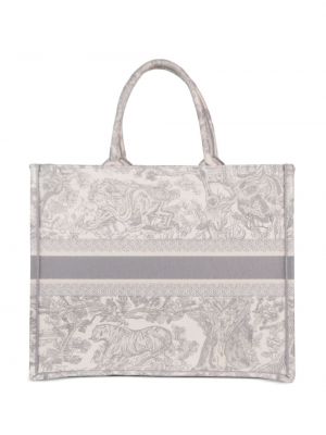 Shopper kabelka Christian Dior šedá