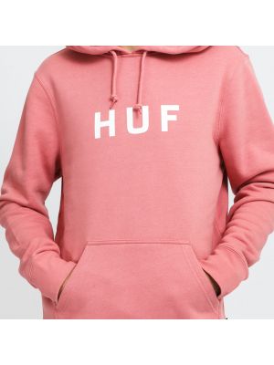 Φούτερ με κουκούλα Huf ροζ