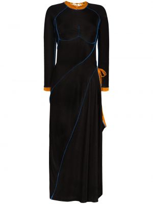 Vestido de cóctel con lazo asimétrico Y/project negro