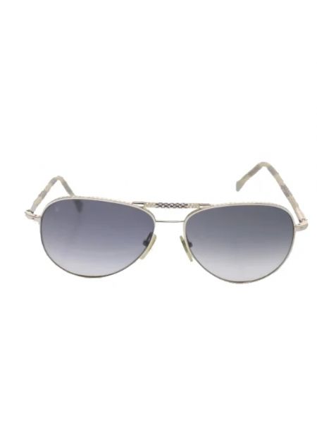 Okulary przeciwsłoneczne retro Louis Vuitton Vintage srebrne