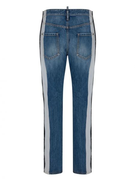 Gestreifte straight jeans Dsquared2