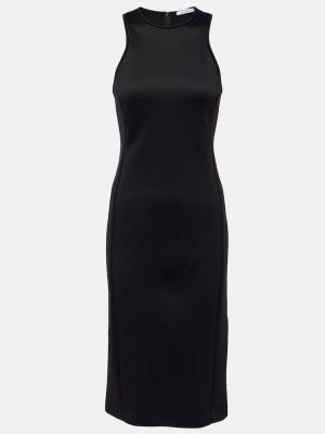 Midi haljina od jersey Max Mara crna