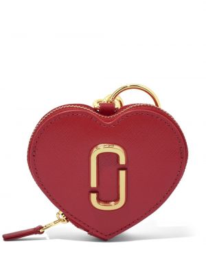 Usnjena torba z vzorcem srca Marc Jacobs