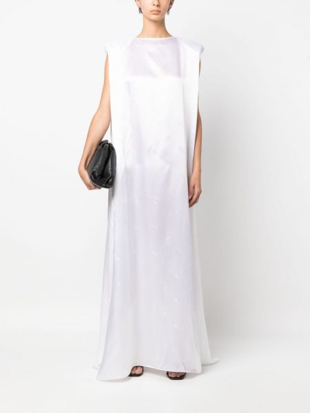 Sukienka z nadrukiem Vetements biała
