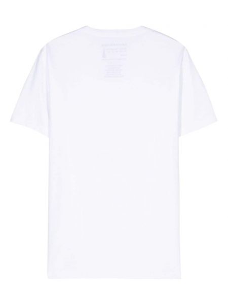 Raštuotas medvilninis marškinėliai Maharishi balta