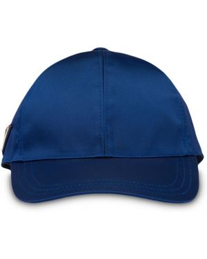 Cappello con visiera Prada blu
