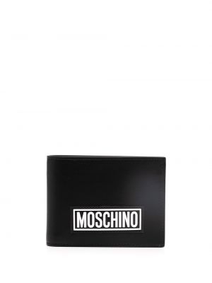 Портмоне с принт Moschino черно