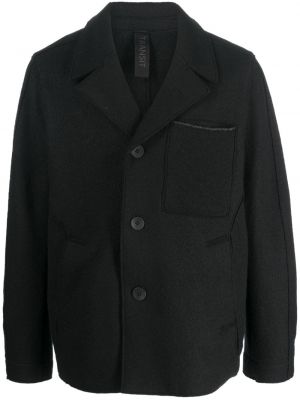 Μάλλινο παλτό Transit μαύρο
