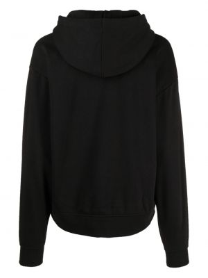Kapučdžemperis ar apdruku Calvin Klein Jeans melns