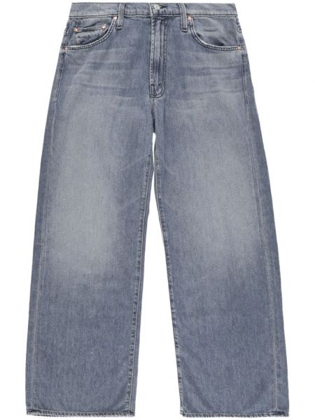 Low waist straight jeans Mother grau