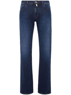Straight fit džíny s nízkým pasem Billionaire modré