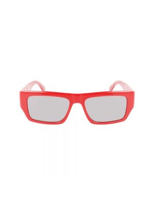 Okulary przeciwsłoneczne Calvin Klein czerwone