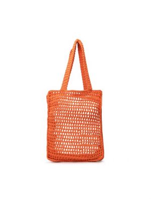 Τσάντα shopper Vero Moda πορτοκαλί