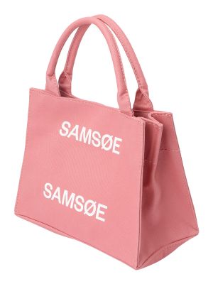 Шопинг чанта Samsøe Samsøe бяло