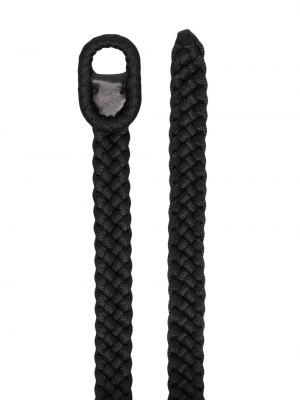 Pletený pásek Totême černý