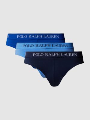 Slipy bawełniane slim fit Polo Ralph Lauren niebieskie