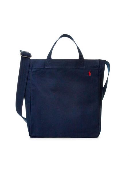 Τσάντα ώμου Polo Ralph Lauren μπλε