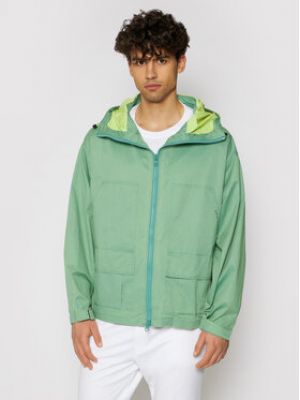 Демісезонна куртка з кишенями Converse зелена