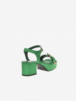 Sandály Love Moschino zelené