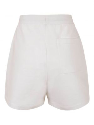Shorts en coton à imprimé Bally blanc