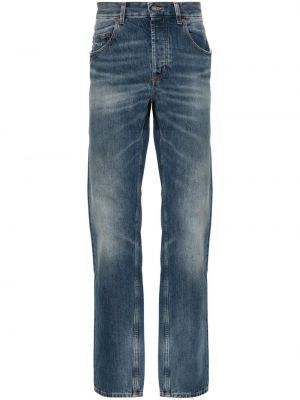 Low waist straight jeans Saint Laurent blau