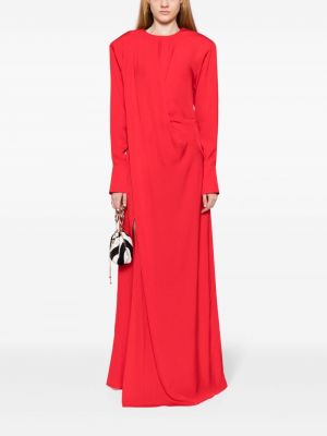 Asymetrické večerní šaty Stella Mccartney červené