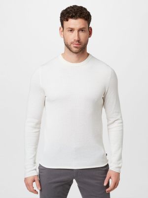 Vlnený sveter Only & Sons biela