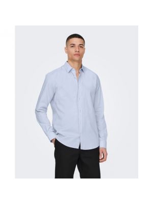 Camisa slim fit Only & Sons blanco
